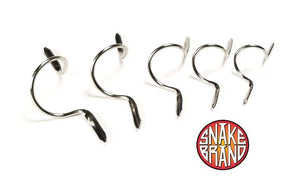 SnakeBrand Universal Snake Guides ECOating light wire - Chrome fly rod rings