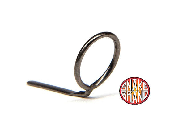 Anneau de canne à mouche universel SnakeBrand à un seul pied - Nickel noir