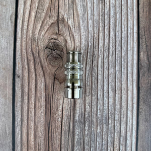 Porte-moulinet Snake Brand Uplock finition nickel brillant avec insert stabilisé