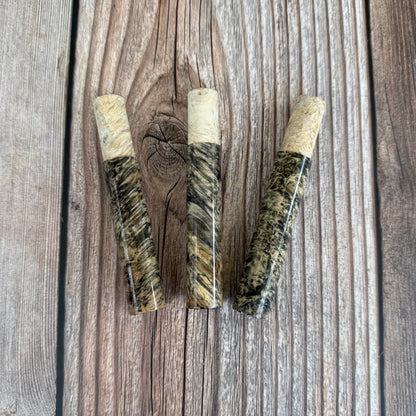Inserts en bois fins pour porte-moulinets Snakebrand, Avante, Struble &amp; Lemke LC1, LC7 Alps RAK7 et autres porte-moulinets de 16 mm