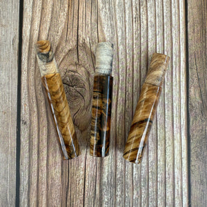 PREMIUM Snakebrand Inserts SPALTED MAPLE - auch für Lemke Concepts LC1, LC7, Alps RAK7