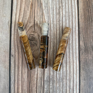 PREMIUM Snakebrand Inserts SPALTED MAPLE - auch für Lemke Concepts LC1, LC7, Alps RAK7