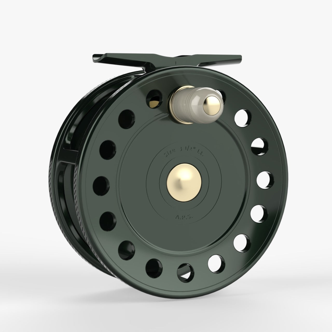 Moulinet de pêche à la mouche VR-Reels Trutta perfetta 3" - Vert Winston (Olive foncé)
