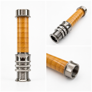 Avante XL Spey Rollenhalter Dark Nickel inkl. Stacked Bamboo Insert