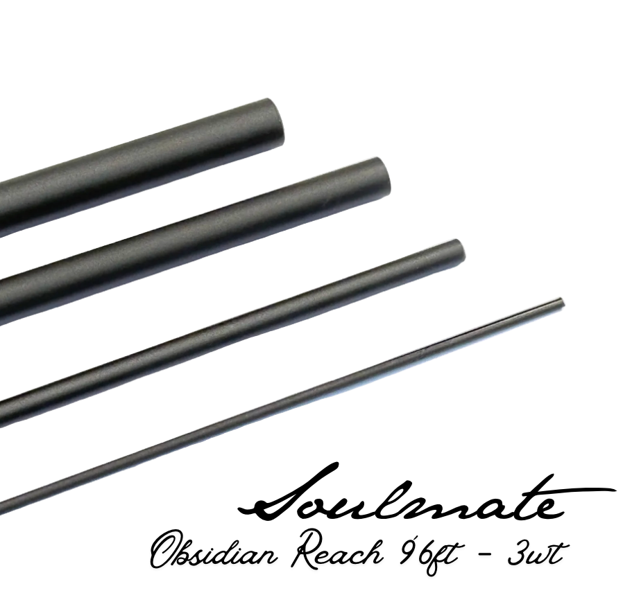 NOUVEAU ! Soulmate Obsidian 963 - Blank de canne à mouche 9'6ft 3wt HM pour la pêche à la mouche