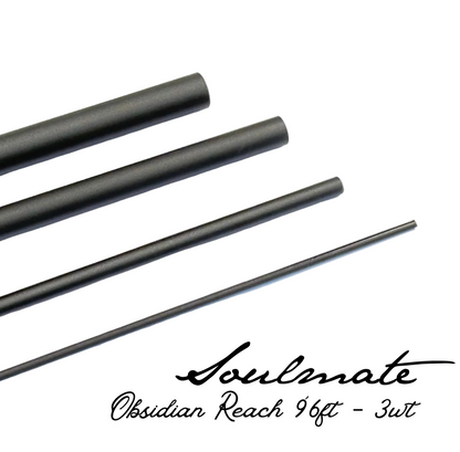 NEW! Soulmate Obsidian 963 - 9´6ft 3wt HM Fliegenrutenblank zum Fliegenfischen